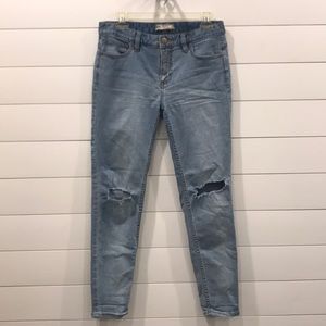 Free People Light Wash Skinny Jeans